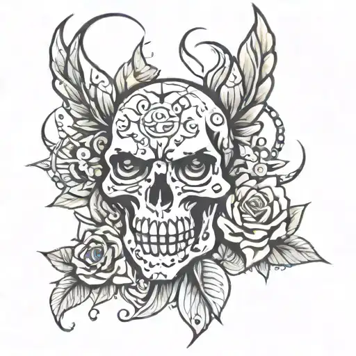 addiction tattoo design idea