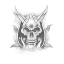 monasterial tattoo design idea