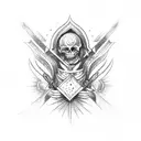 monasterial tattoo design idea