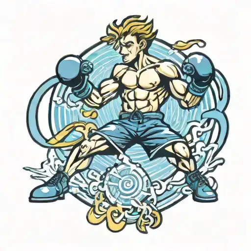 kickboxing tattoo design idea