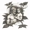 Biblical Eve tattoo design idea