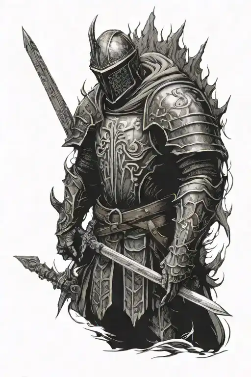 Dark Souls tattoo design idea