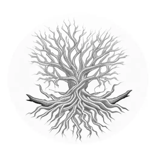 Tree of Life surviving tattoo design idea