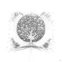 Tree of Life surviving tattoo design idea