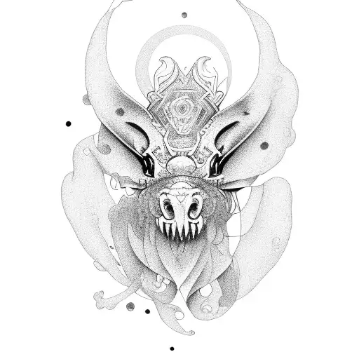 humpback ireland anime rave tattoo design idea