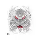 strength  tattoo design idea