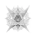 trishul, sudarshan chakra, brahmastra combination  tattoo design idea