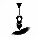 flashlight tattoo design idea