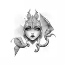 Bricks tattoo design idea