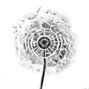 Dandelion tattoo design idea