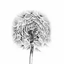 Dandelion tattoo design idea