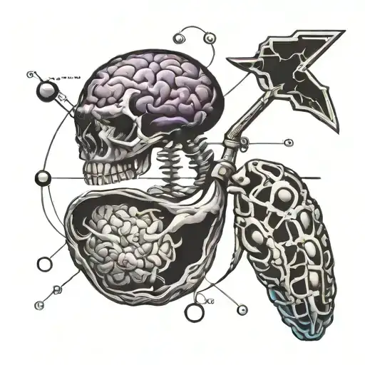 pancreatic cancer surgery chemical structure tattoo design idea