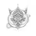 empress tattoo design idea