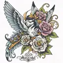 Melody tattoo design idea