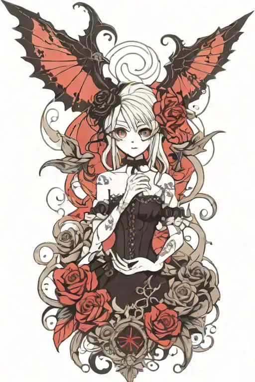 Gothic tattoo design idea