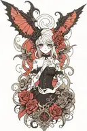 Gothic tattoo design idea