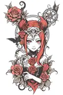 Gothic tattoo design idea