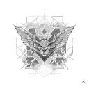 Draw a tattoo about a State-Space Recursive Fuzzy Modeling Approach Based on Evolving Data Clustering tattoo design idea