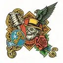 fighting irish  Construction  tattoo design idea