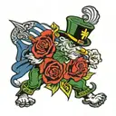 fighting irish  Construction  tattoo design idea