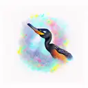 cormorant tattoo design idea