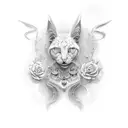 opal tattoo design idea