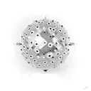 mirror ball tattoo design idea