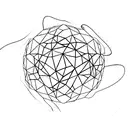 mirror ball tattoo design idea