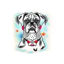 boxer tattoo design idea