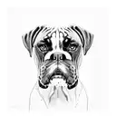 boxer tattoo design idea