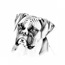 boxer tattoo design idea
