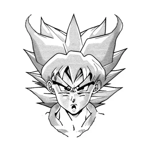 anime dragonball slevee tattoo design idea