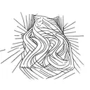 Fading lines tattoo design idea