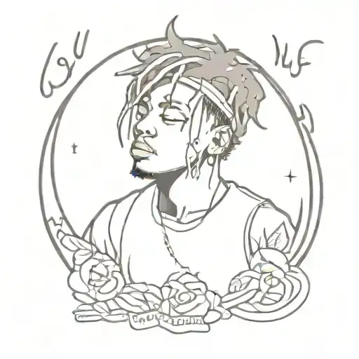999 juice wrld tattoo design idea
