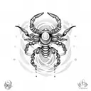 scorpio virgo cancer zodiac tattoo design idea
