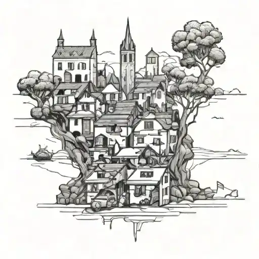 Two-town mayer from Lost in random game tattoo design idea