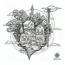 Two-town mayer from Lost in random game tattoo design idea