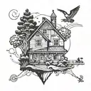 Two-town mayer from Lost in random game tattoo design idea