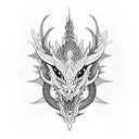 dragon bali tattoo design idea