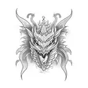 dragon bali tattoo design idea