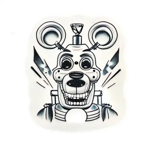 five nights at Freddy's  tattoo design idea
