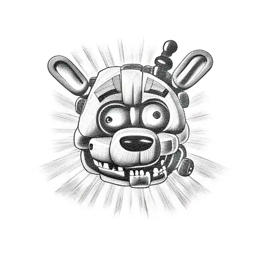 five nights at Freddy's  tattoo design idea