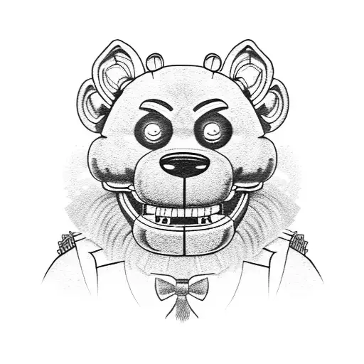 five nights at Freddy's  tattoo design idea