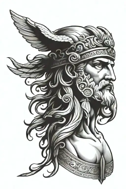 Ancient Greece tattoo design idea