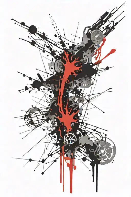 Spinal cord "broke tattoo design idea