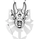 ham international jumbo radio with a spitfire ribbon going through it  tattoo design idea