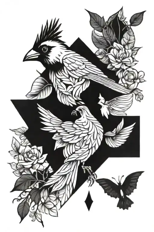 Tattoo based on the 4 cardinal virtues of stoicism incorporated with elements of nature  tattoo design idea
