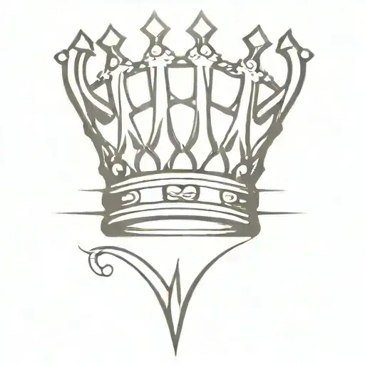 King's Crown tattoo design idea
