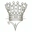 King's Crown tattoo design idea