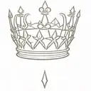 King's Crown tattoo design idea